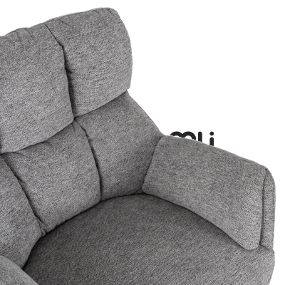 Поворотне крісло ELITE REAL сірий, фото 6