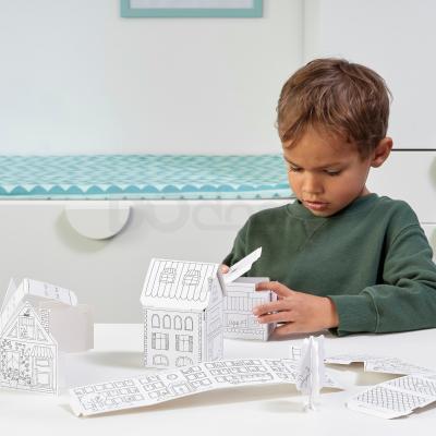 Шаблон міста з 10 частин з кортону MÅLA 704.953.47 IKEA (ИКЕА МАЛЕНЬКИЙ), фото 4