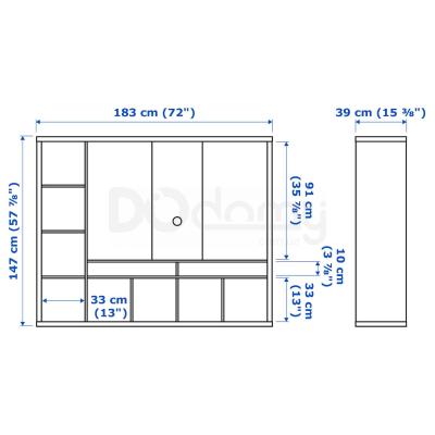 Модульная гостиная LAPPLAND 302.851.53 IKEA (ИКЕА ЛАППЛАНД), фото 2