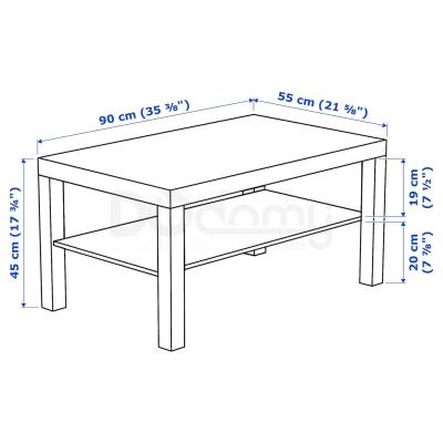 Журнальний столик LACK 904.499.05 IKEA (ИКЕА ЛАКК), фото 5