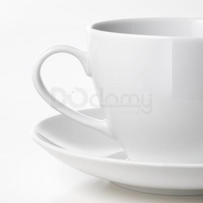 Чашка чайная с блюдцем VARDERA 402.774.59 IKEA (ИКЕА ВЭРДЕРА), фото 4