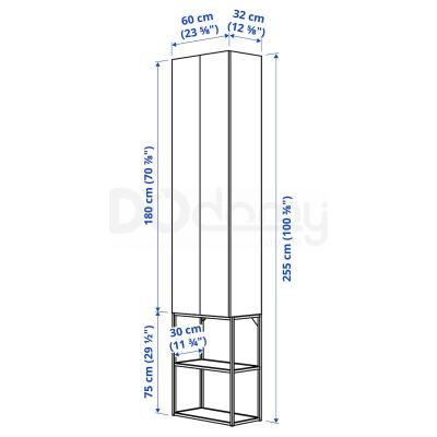 Настінна шафа ENHET 293.314.05 IKEA (ИКЕА ENHET), фото 5