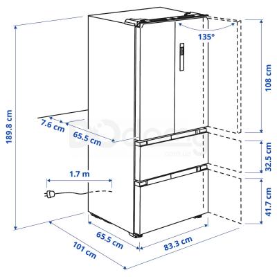 Холодильник VINTERKALL 604.901.28 IKEA (ИКЕА ВИНТЕРКАЛЛ), фото 6