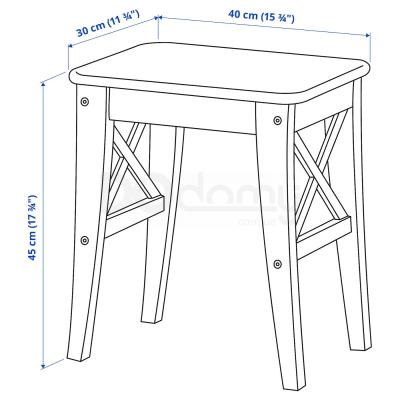 Табурет INGOLF 001.522.82 IKEA (ИКЕА ИНГОЛЬФ), фото 6
