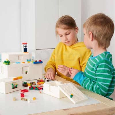 Коробка LEGO с крышкой BYGGLEK 103.542.08 IKEA (ИКЕА BYGGLEK), фото 2