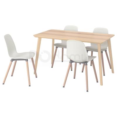 Комплект стол и стулья LISABO / LEIFARNE 29161484 IKEA (ИКЕА LISABO / LEIFARNE), фото 1