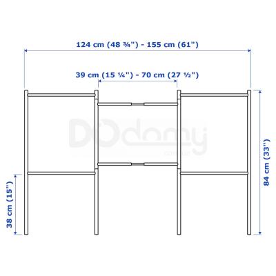 Розсувна вішалка для рушників BROGRUND 304.089.98 IKEA (ИКЕА БРОГРУНД), фото 5