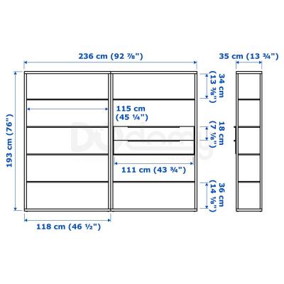 Стелаж FJÄLKINGE 690.093.95 IKEA (ИКЕА ФЬЕЛЬКИНГЕ), фото 3