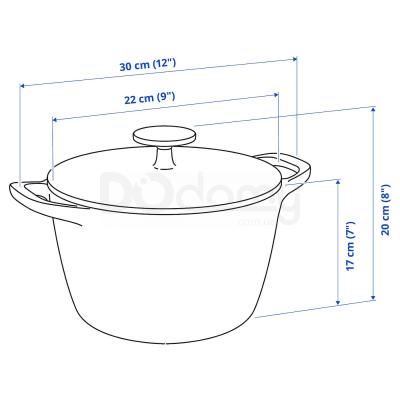 Каструля VARDAGEN 004.370.54 IKEA (ИКЕА ВАРДАГЕН), фото 13