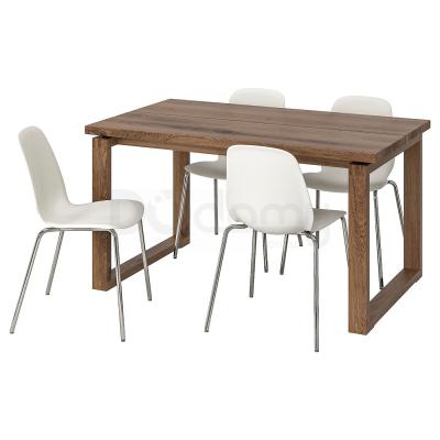 Комплект стол и стулья MORBYLANGA / LEIFARNE 192.460.97 IKEA (ИКЕА MÖRBYLÅNGA / LEIFARNE), фото 1