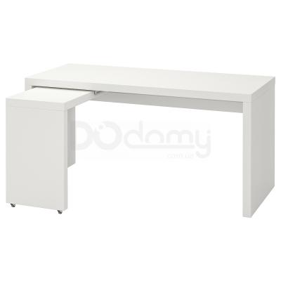 Стіл письмовий з висувною панеллю MALM 702.141.92 IKEA (ИКЕА МАЛЬМ), фото 1