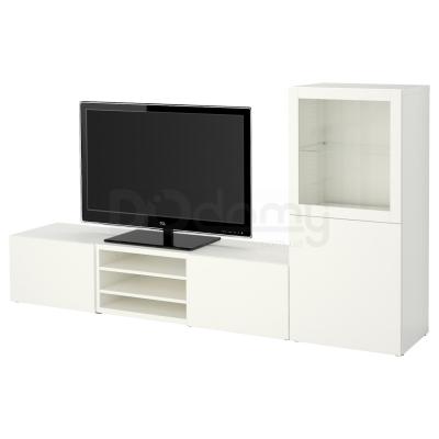 Комплект Тумба для телевизора и витрина BESTA 293.294.12 IKEA (ИКЕА БЕСТО), фото 1