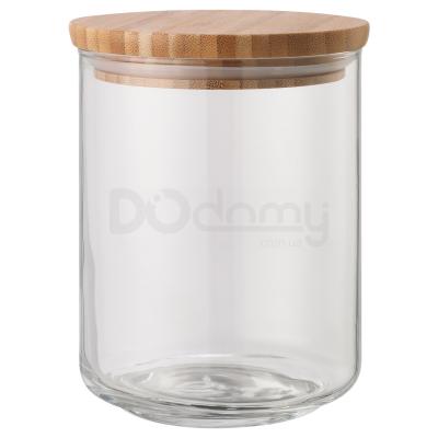 Банка с крышкой, прозрачное стекло EKLATANT 103.766.01 IKEA (ИКЕА ЭКЛАТАНТ), фото 1