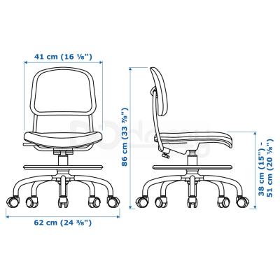 Дитячий стілець VIMUND 503.086.67 IKEA (ИКЕА ВИМУНД), фото 8