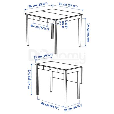 Розкладний стіл IDANÄS 004.876.52 IKEA (ИКЕА ИДАНЕС), фото 7