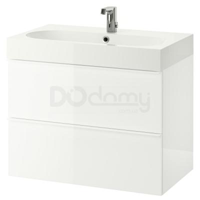 Раковина с тумбой GODMORGON / BRAVIKEN 994.147.08 IKEA (ИКЕА ГОДМОРГОН/БРОВИКЕН), фото 1