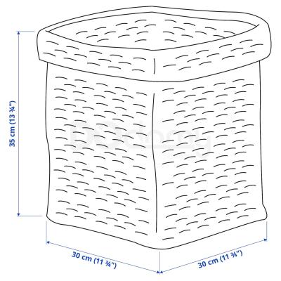 Кошик TJILLEVIPS 004.394.92 IKEA (ИКЕА ТИЛЛЕВИПС), фото 5