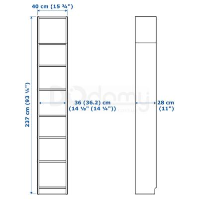 Стелаж BILLY 492.177.34 IKEA (ИКЕА БИЛЛИ), фото 3