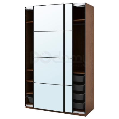 Шкаф с зеркальными дверями PAX / AULI 693.301.59 IKEA (ИКЕА ПАКС / АУЛИ), фото 1