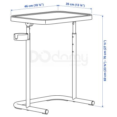 Столик для ноутбука BJORKASEN 904.678.38 IKEA (ИКЕА БЬЁРКОСЕН), фото 8