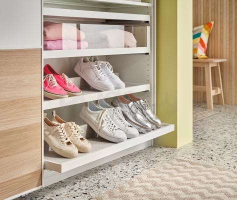 Вставка под обувь для выдвижной полки KOMPLEMENT 504.465.60 IKEA (ИКЕА КОМПЛИМЕНТ), фото 4