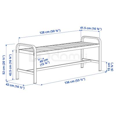 Скамья SJALLAND 504.019.86 IKEA (ИКЕА SJÄLLAND), фото 8