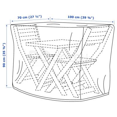 Чохол для меблів TOSTERÖ 502.852.65 IKEA (ИКЕА ТОСТЕРО), фото 9