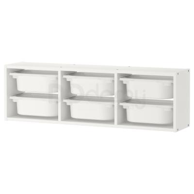 Настенный модуль для хранения TROFAST 798.983.06 IKEA (ИКЕА ТРУФАСТ), фото 1
