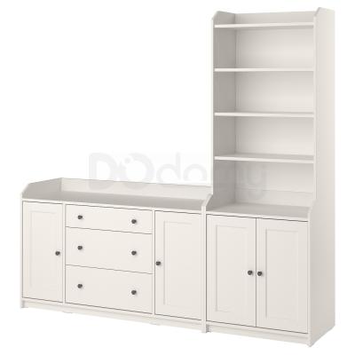 Комбінація комод і шафа HAUGA 693.886.40 IKEA (ИКЕА HAUGA), фото 1