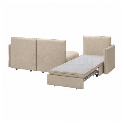 3-х місний модульний диван-ліжко з ящиком для зберігання VALLENTUNA 193.967.13 IKEA (ИКЕА ВАЛЛЕНТУНА, фото 2