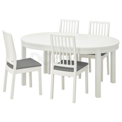 Набір меблів їдальнею BJURSTA/EKEDALEN 992.968.42 IKEA (ИКЕА БЬЮРСТА / ЭКЕДАЛЕН), фото 1