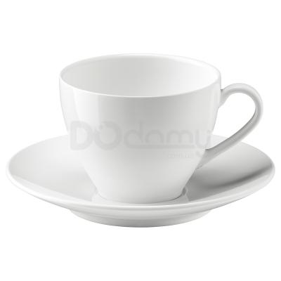 Чашка кофейная с блюдцем VARDERA 602.774.63 IKEA (ИКЕА ВЭРДЕРА), фото 2