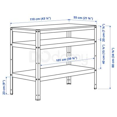 Стол рабочий BROR 303.332.86 IKEA (ИКЕА БРОР), фото 9