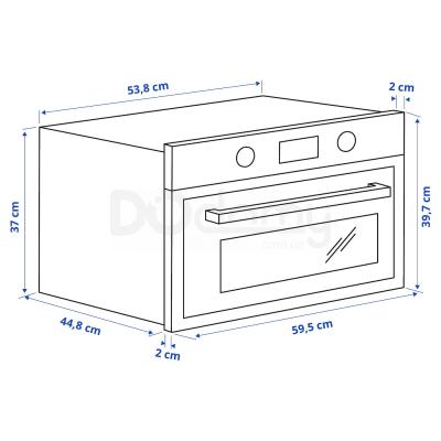 Микроволновая печь ANRATTA 704.117.67 IKEA (ИКЕА АНРАТТА), фото 8