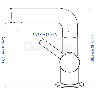 Смеситель SVENSKAR 802.994.21 IKEA (ИКЕА СВЕНШЕР), фото 7
