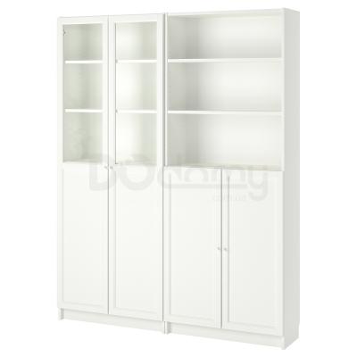 Вітрина BILLY / OXBERG 792.807.24 IKEA (ИКЕА БИЛЛИ / ОКСБЕРГ), фото 1