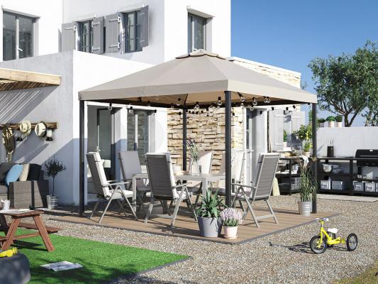 Плоска зовнішня кромкова планка RUNNEN 504.941.41 IKEA (ИКЕА RUNNEN), фото 6