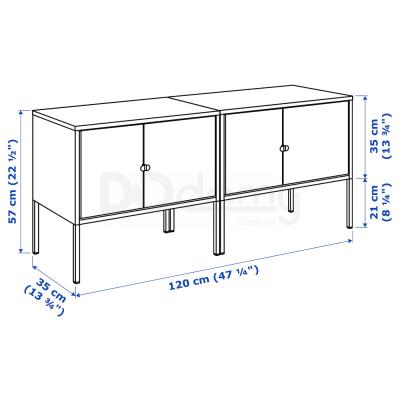 Комбинация шкафов LIXHULT 192.791.77 IKEA (ИКЕА ЛИКСГУЛЬТ), фото 8
