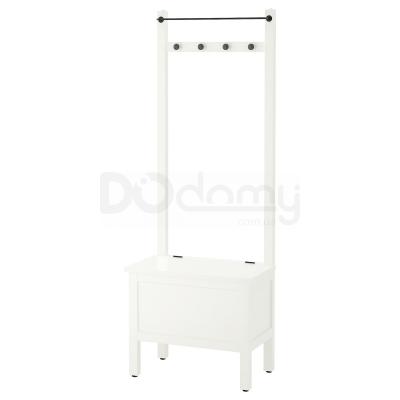 Вішалка для одягу з тумбою для зберігання HEMNES 303.966.55 IKEA (ИКЕА ХЕМНЭС), фото 1