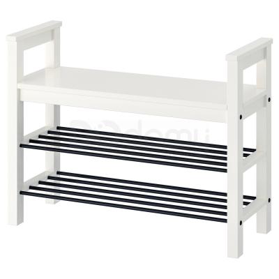 Скамья с полками для обуви HEMNES 002.438.00 IKEA (ИКЕА ХЕМНЭС), фото 1