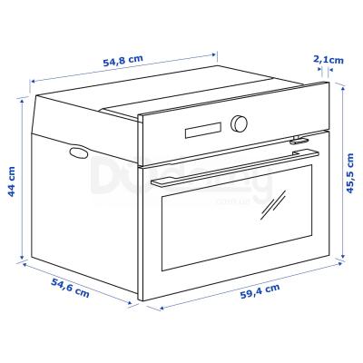 Мікрохвильова піч FINSMAKARE 504.117.68 IKEA (ИКЕА ФИНСМАКАРЕ), фото 9