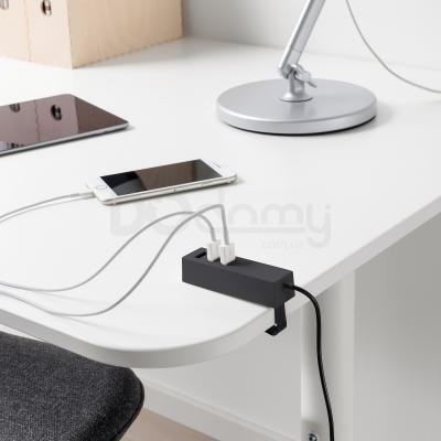 Зарядное устройство USB с зажимом LORBY 103.819.66 IKEA (ИКЕА ЛЁРБИ), фото 2