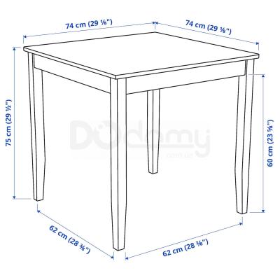 Стіл LERHAMN 604.442.59 IKEA (ИКЕА LERHAMN), фото 7