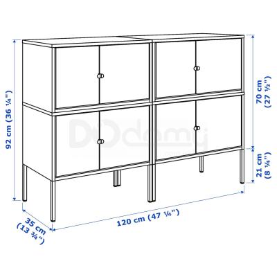 Комбінація шаф підвісних LIXHULT 292.791.86 IKEA (ИКЕА ЛИКСГУЛЬТ), фото 6