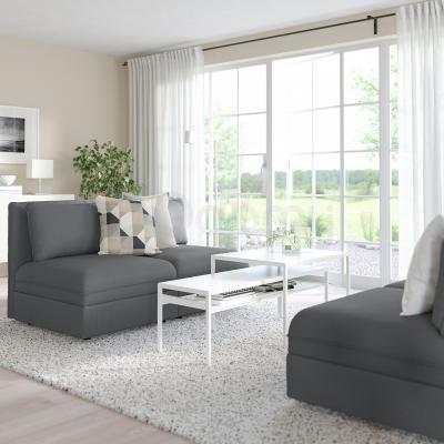 Диван модульний 2-місний з ящиком для зберігання VALLENTUNA 193.964.21 IKEA (ИКЕА ВАЛЛЕНТУНА), фото 2