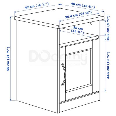 Тумба приліжкова SONGESAND 303.674.41 IKEA (ИКЕА СОНГЕСАНД), фото 5