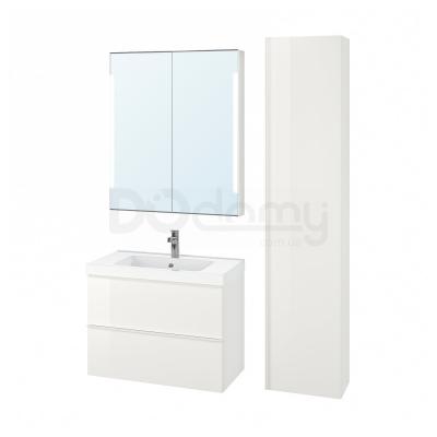 Комплект меблів для ванної GODMORGON/ODENSVIK 893.045.12 IKEA (ИКЕА ГОДМОРГОН / ОДЕНСВИК), фото 1