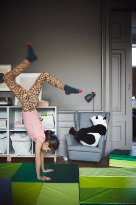 Складной гимнастический коврик PLUFSIG 102.628.31 IKEA (ИКЕА ПЛУФСИГ), фото 7