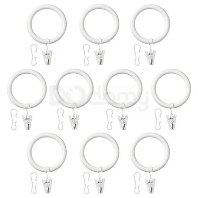 Гардинные кольца с зажимом и крючком SYRLIG 502.172.38 IKEA (ИКЕА СИРЛИГ), фото 1