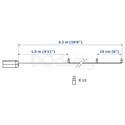 Гирлянда LEDLJUS 003.574.29 IKEA (ИКЕА ЛЕДЛЬЮС), фото 4